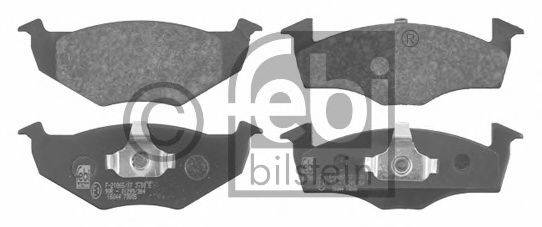 Комплект гальмівних колодок, дискове гальмо FEBI BILSTEIN 16044