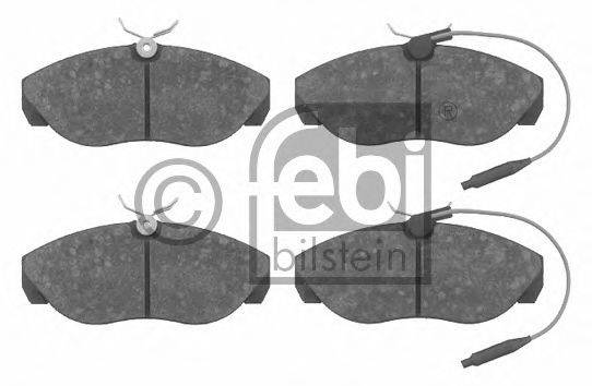 Комплект гальмівних колодок, дискове гальмо FEBI BILSTEIN 16240