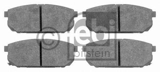 Комплект гальмівних колодок, дискове гальмо FEBI BILSTEIN 16524
