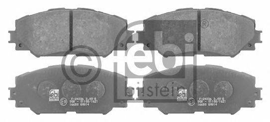 Комплект гальмівних колодок, дискове гальмо FEBI BILSTEIN 16650