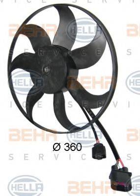 Вентилятор, охолодження двигуна BEHR HELLA SERVICE 8EW 351 039-171