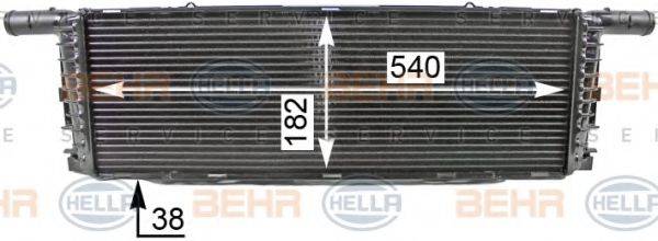 BEHR HELLA SERVICE 8MK376701661 Радіатор, охолодження двигуна