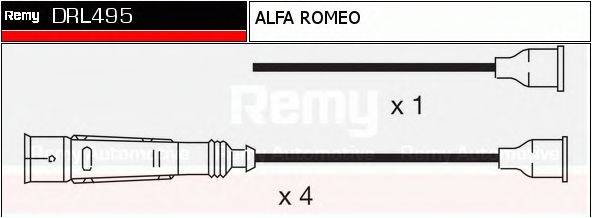 Комплект дротів запалення DELCO REMY DRL495