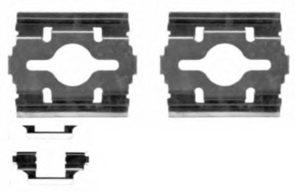 Комплектуючі, колодки дискового гальма PAGID K0234