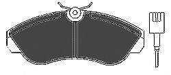 Комплект гальмівних колодок, дискове гальмо MAPCO 6432