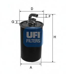 Паливний фільтр UFI 24.030.00