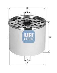 UFI 2436000 Паливний фільтр