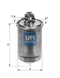 Паливний фільтр UFI 24.425.00