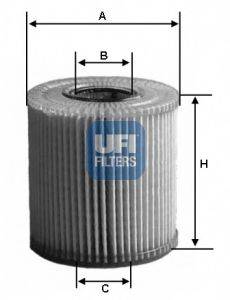 UFI 2500800 Масляний фільтр