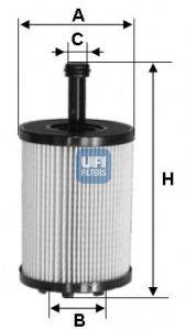 UFI 2502300 Масляний фільтр
