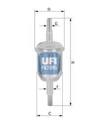 Паливний фільтр UFI 31.012.00