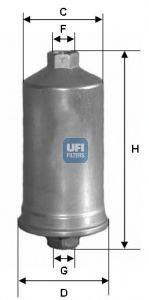 UFI 3150400 Паливний фільтр