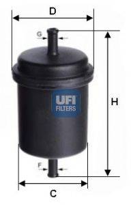 Паливний фільтр UFI 31.512.00