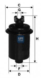 Паливний фільтр UFI 31.553.00