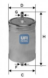 Паливний фільтр UFI 31.611.00