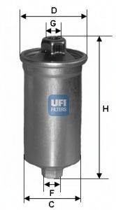 Паливний фільтр UFI 31.699.00