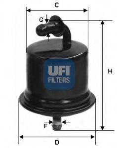 Паливний фільтр UFI 31.724.00