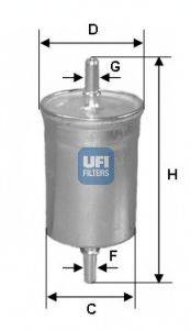 Паливний фільтр UFI 31.825.00