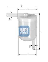 Паливний фільтр UFI 31.022.00