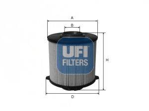 UFI 2605800 Паливний фільтр