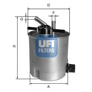 Паливний фільтр UFI 55.394.00