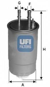 Паливний фільтр UFI 24.ONE.0B