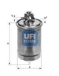 Паливний фільтр UFI 55.427.00