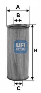 Масляний фільтр UFI 25.165.00