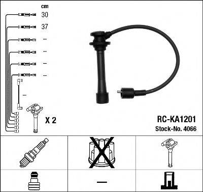 NGK 4066 Комплект дротів запалення