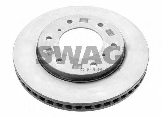 гальмівний диск SWAG 80 92 8437