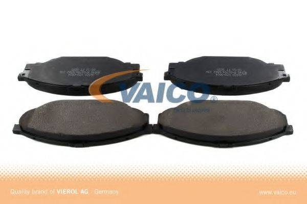 Комплект гальмівних колодок, дискове гальмо VAICO V70-0024