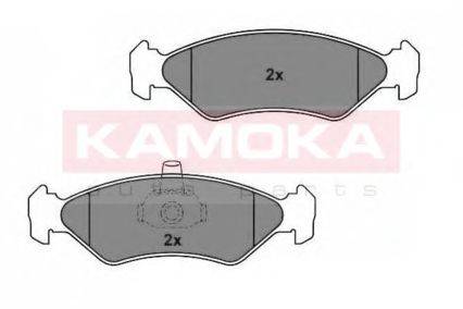 Комплект гальмівних колодок, дискове гальмо KAMOKA JQ1012164