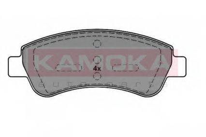 Комплект гальмівних колодок, дискове гальмо KAMOKA JQ1012798