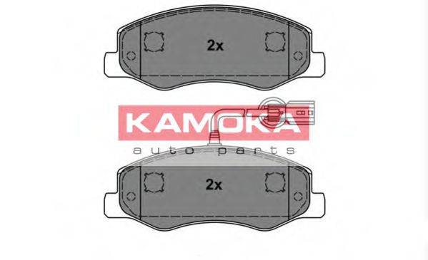 Комплект гальмівних колодок, дискове гальмо KAMOKA JQ101140