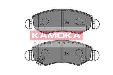 Комплект гальмівних колодок, дискове гальмо KAMOKA JQ1012846