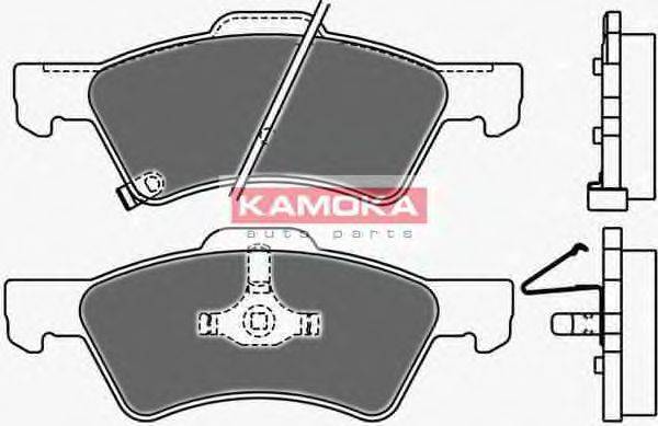 Комплект гальмівних колодок, дискове гальмо KAMOKA JQ1013020
