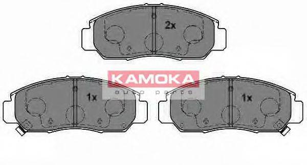 Комплект гальмівних колодок, дискове гальмо KAMOKA JQ1013338