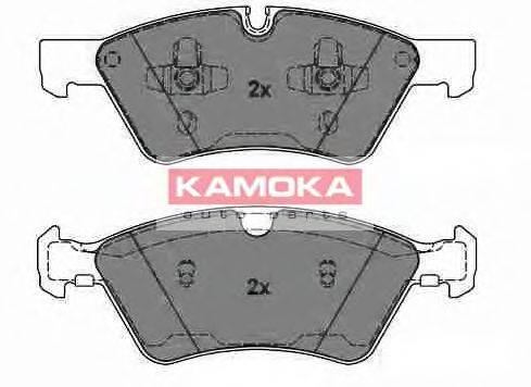 Комплект гальмівних колодок, дискове гальмо KAMOKA JQ1013660