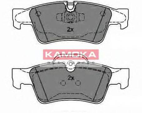 Комплект гальмівних колодок, дискове гальмо KAMOKA JQ1013662