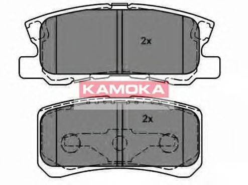 Комплект гальмівних колодок, дискове гальмо KAMOKA JQ1013678