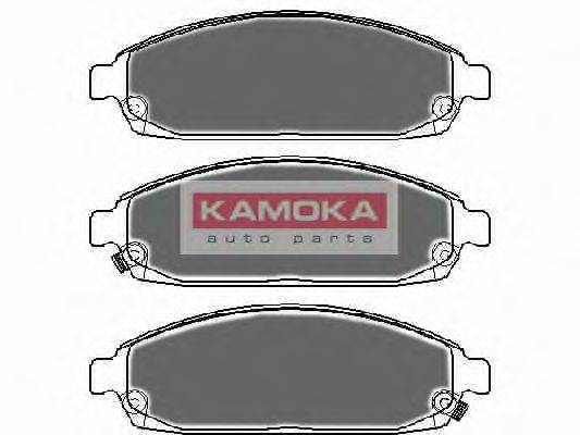 Комплект гальмівних колодок, дискове гальмо KAMOKA JQ1018004