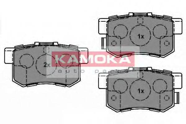 Комплект гальмівних колодок, дискове гальмо KAMOKA JQ1018538