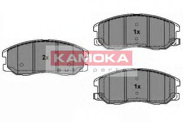 Комплект гальмівних колодок, дискове гальмо KAMOKA JQ1018616