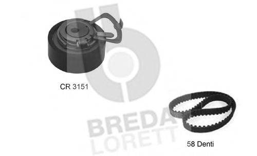 Комплект ременя ГРМ BREDA LORETT KCD0222