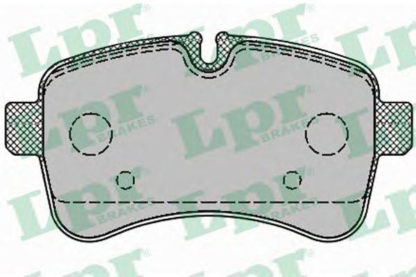 Комплект гальмівних колодок, дискове гальмо LPR 05P1296