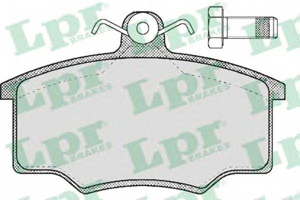 Комплект гальмівних колодок, дискове гальмо LPR 05P188