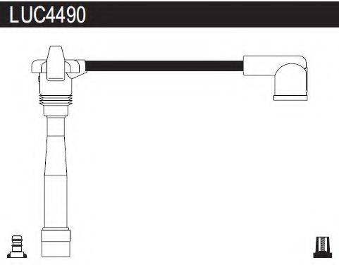 Комплект дротів запалення LUCAS ELECTRICAL LUC4490