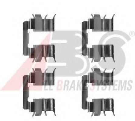 Комплектуючі, колодки дискового гальма A.B.S. 1272Q