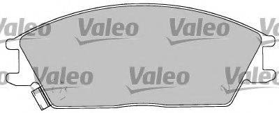 Комплект гальмівних колодок, дискове гальмо VALEO 597100