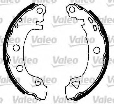 Комплект гальмівних колодок VALEO 562041